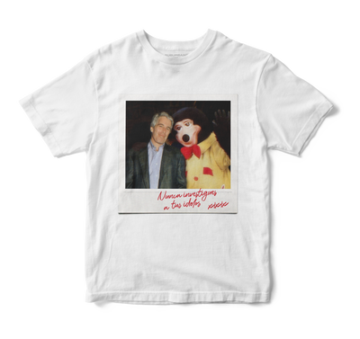 Polera Jeffrey Epstein y el Oso Willy