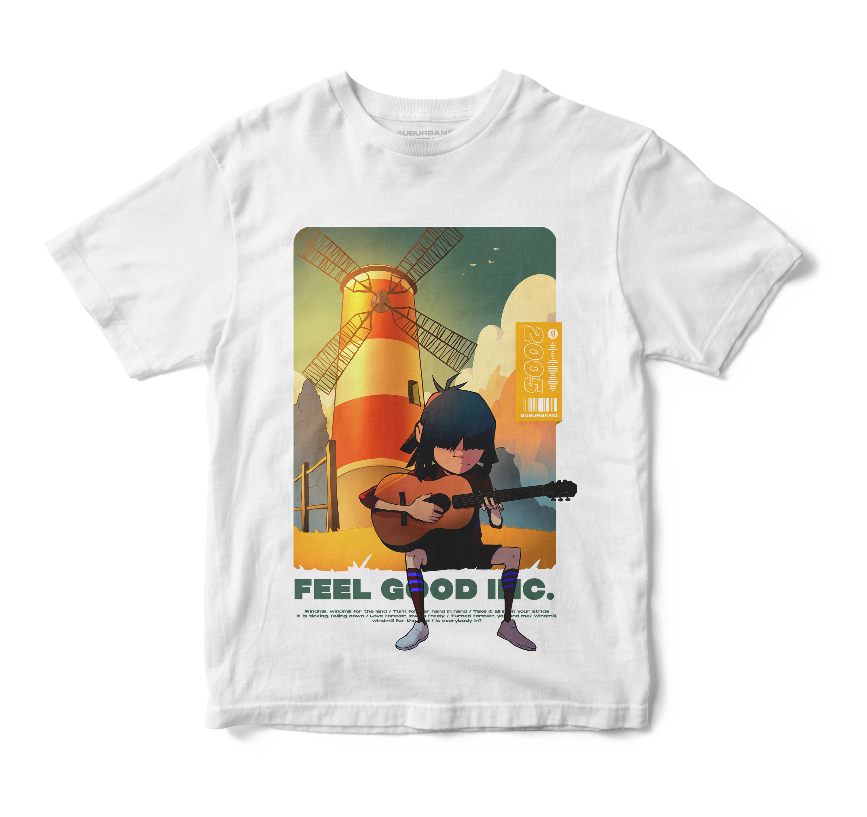 Polera Feel Good Inc. - Gorillaz