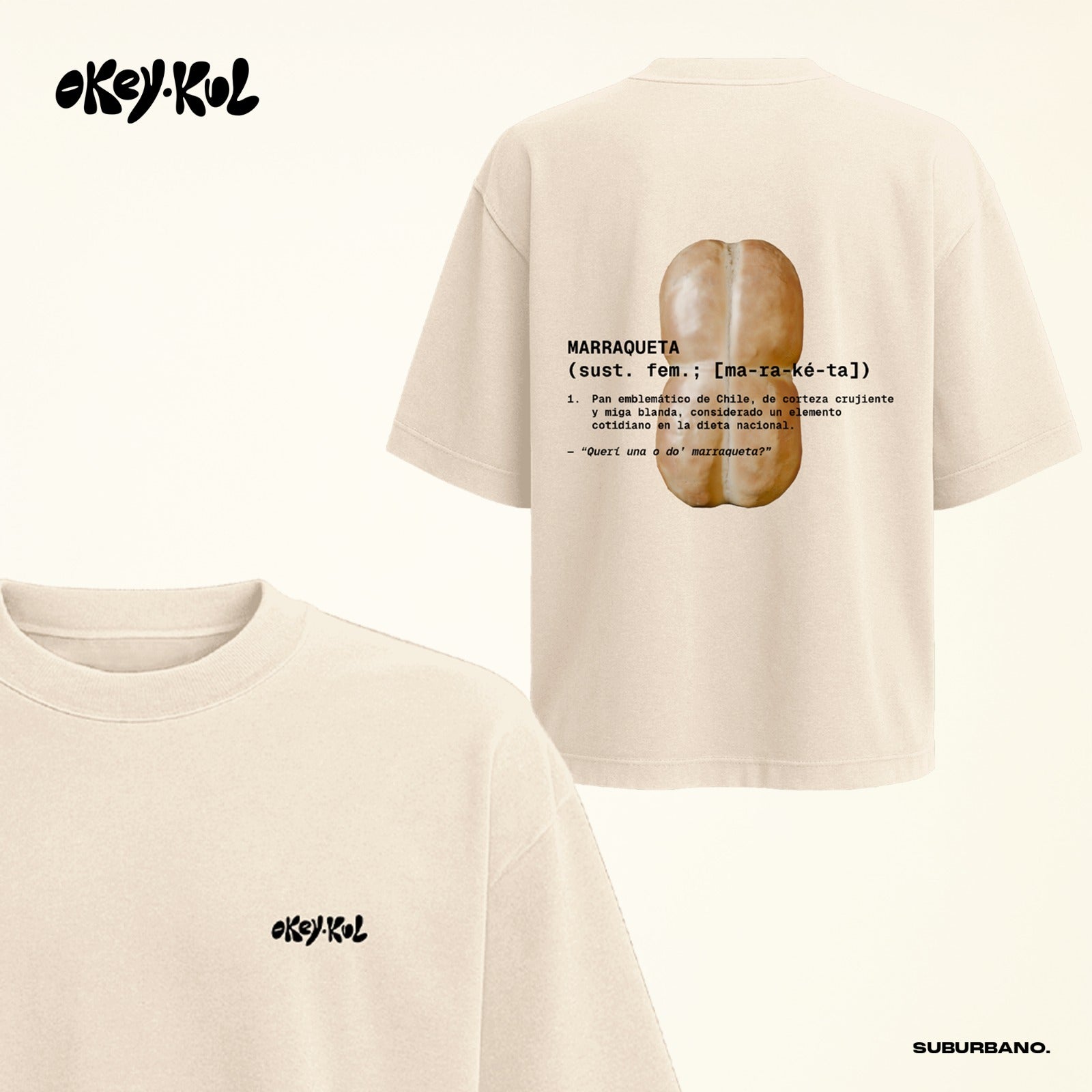 Polera Marraqueta Chilena - Espalda