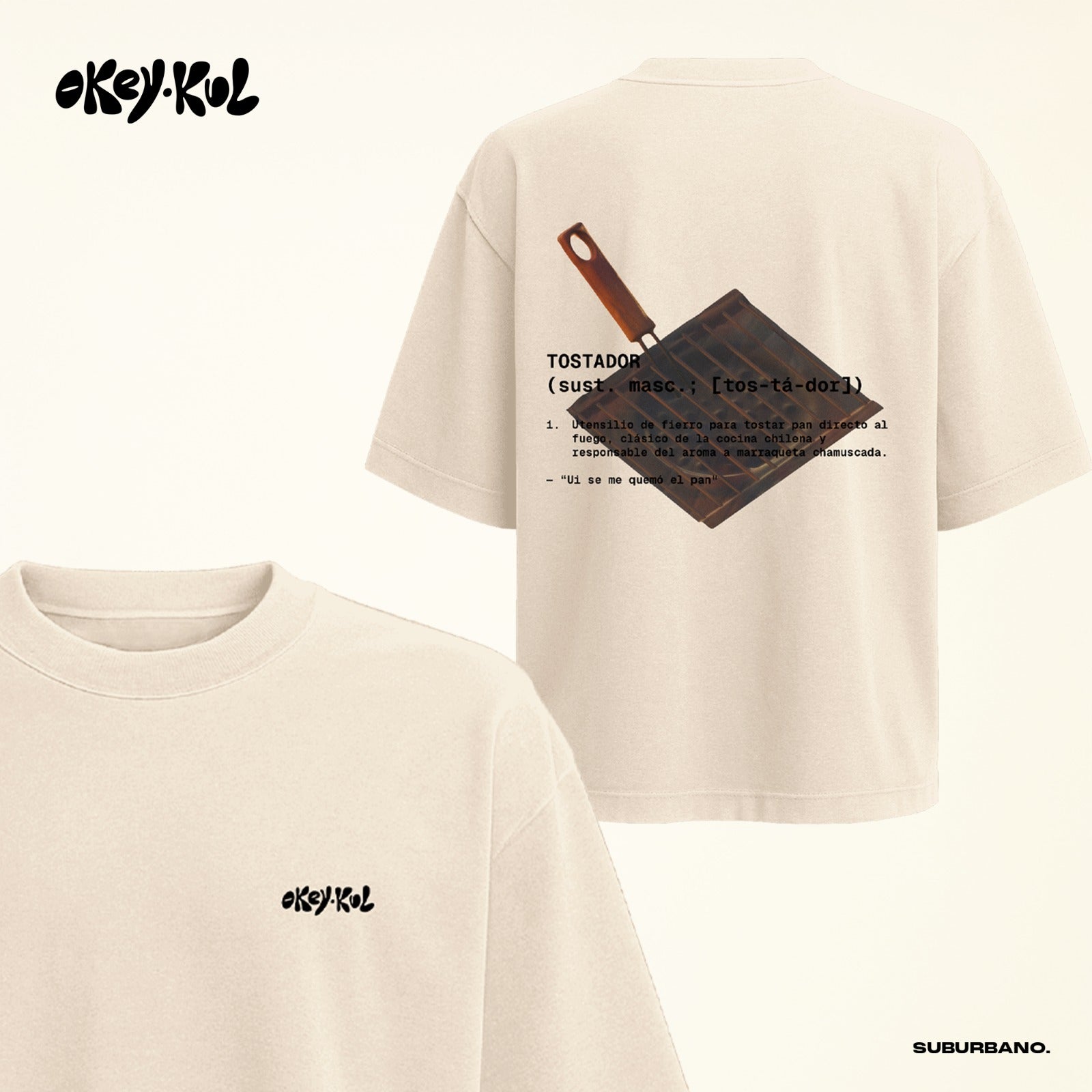 Polera Tostador (es Chileno) - Espalda