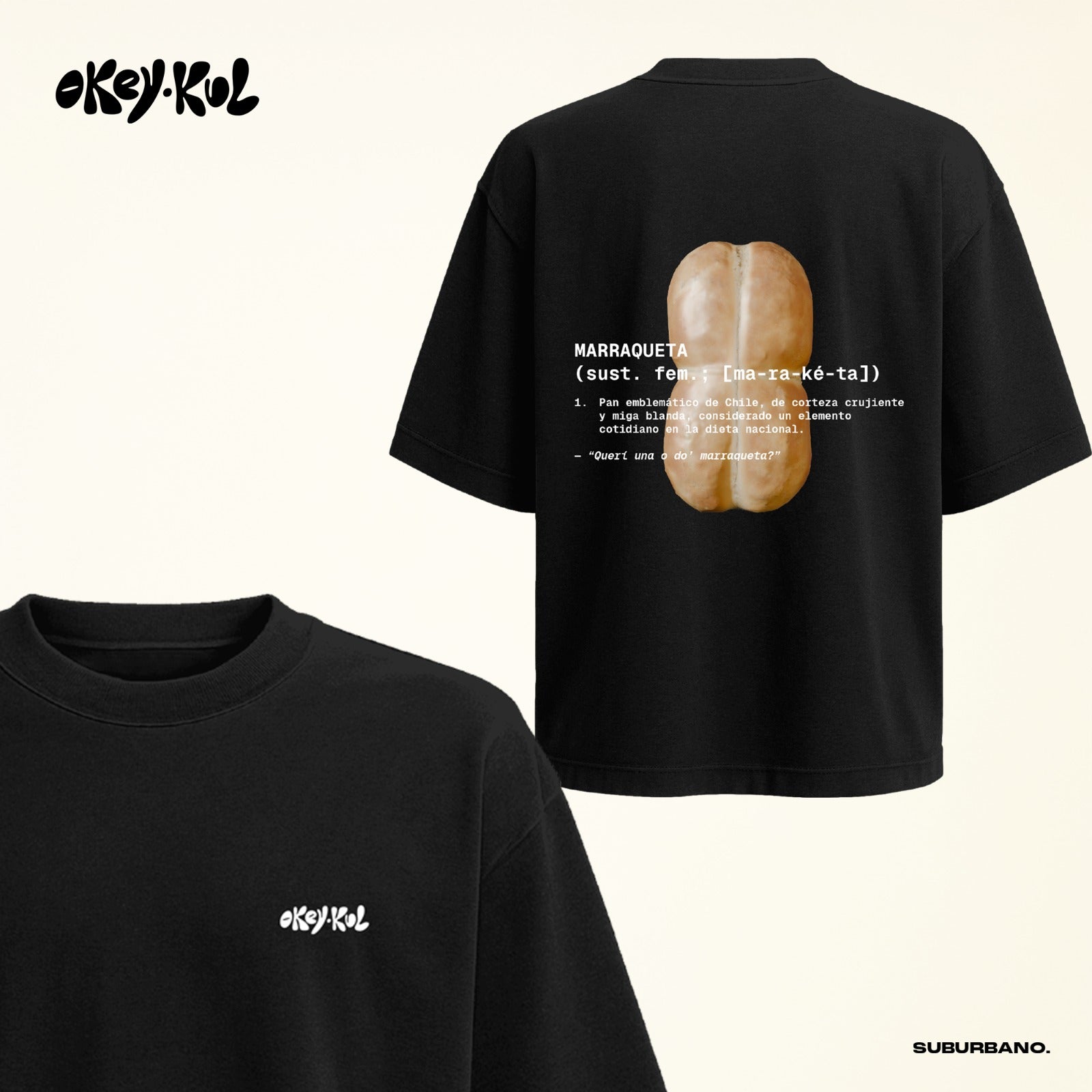 Polera Marraqueta Chilena - Espalda