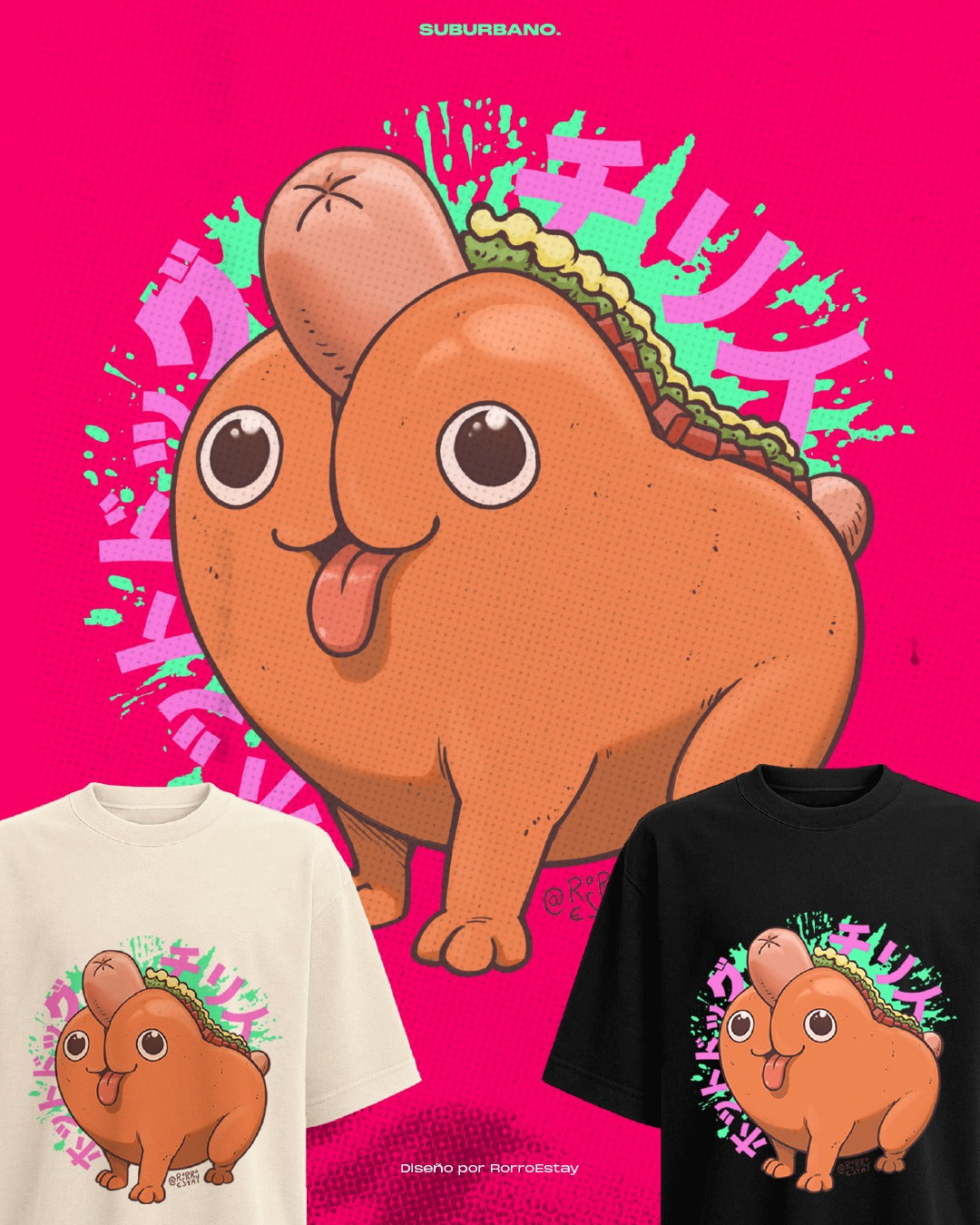 Polera Pochita Completo