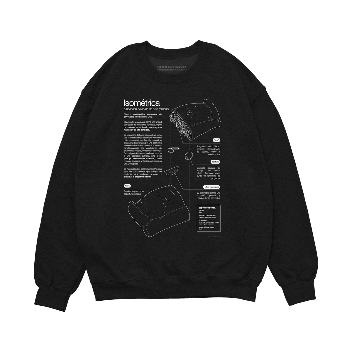Polera Empanada (Isométrica)