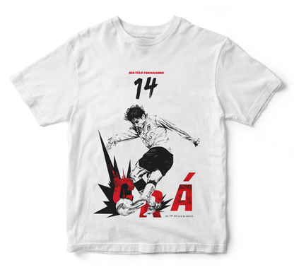 Polera 14 de los blancos / Matías Fernandez