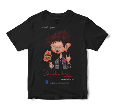 Polera Papelucho Metalero