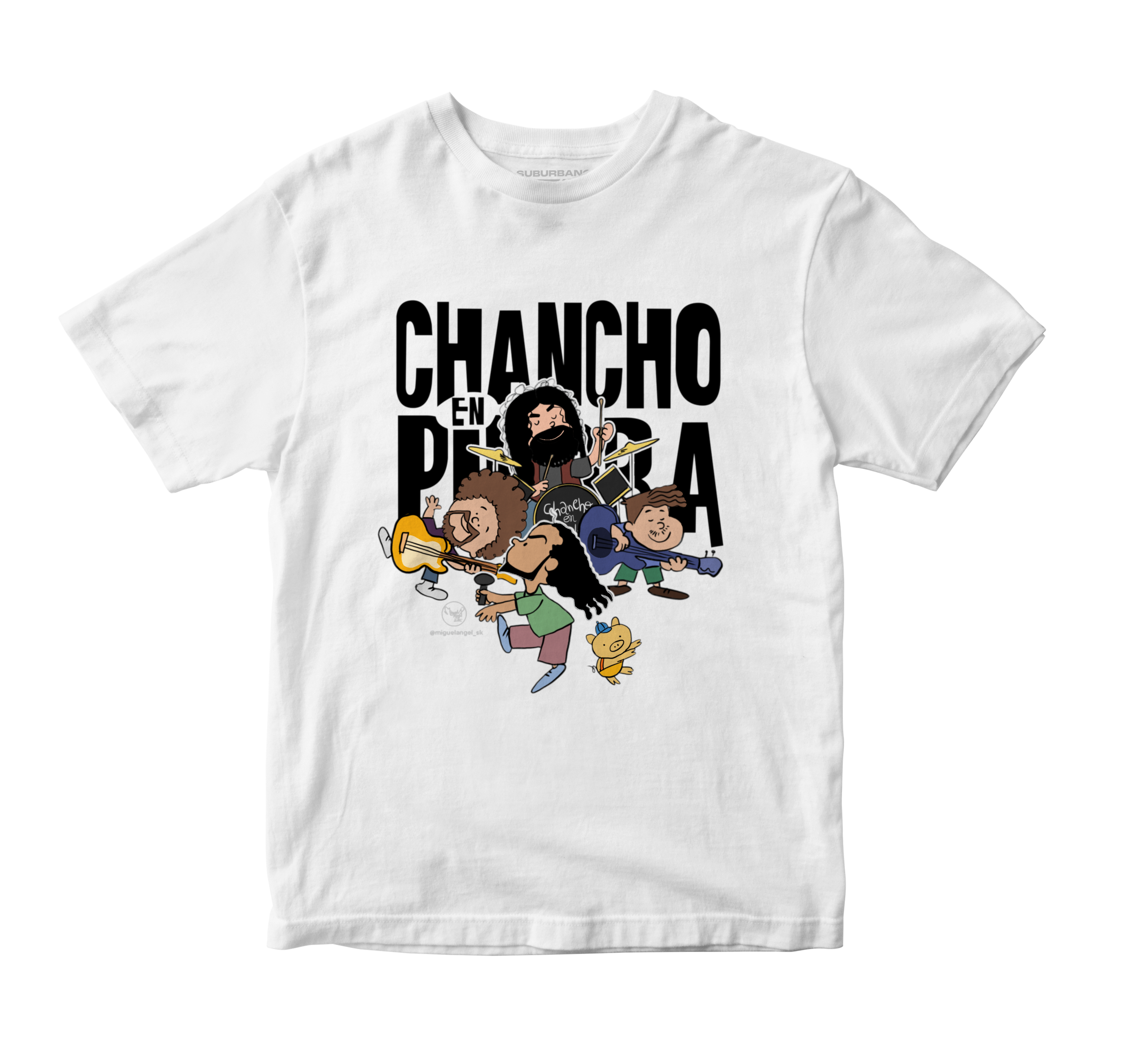 Polera Chancho en Piedra (Versión Snoopy)
