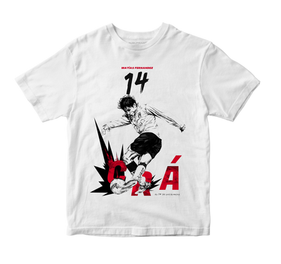 Polera 14 de los blancos / Matías Fernandez