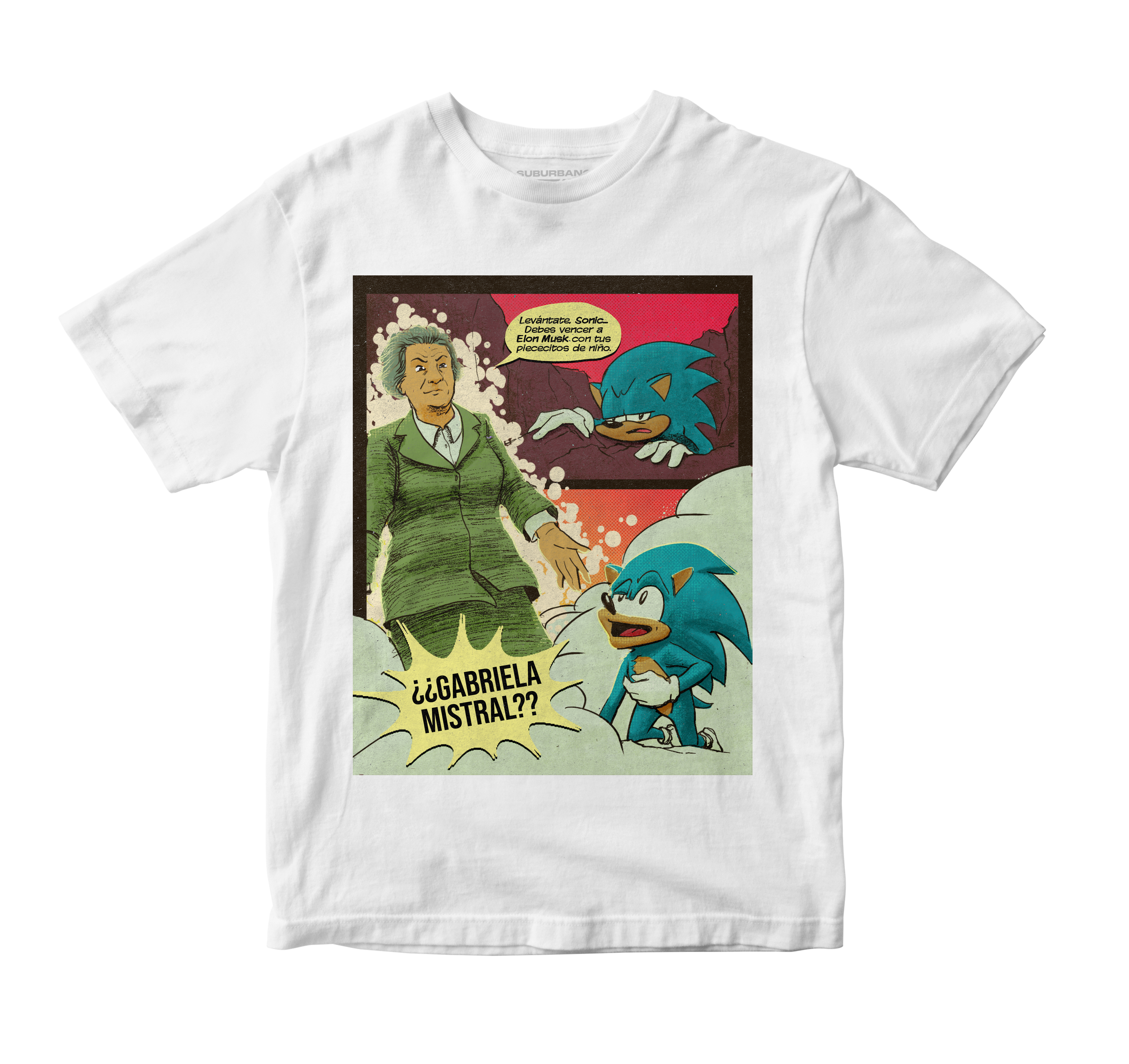 Polera Sonic X Gabriela Mistral