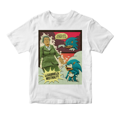 Polera Sonic X Gabriela Mistral