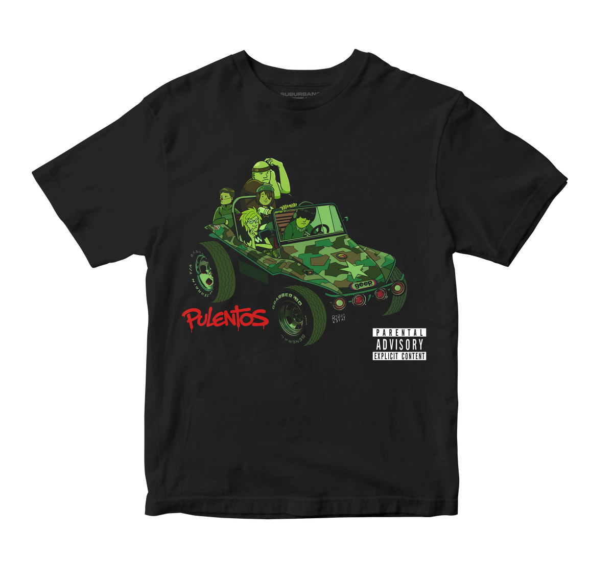 Polera Gorillaz Homónimo