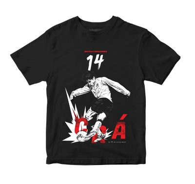 Polera 14 de los blancos / Matías Fernandez