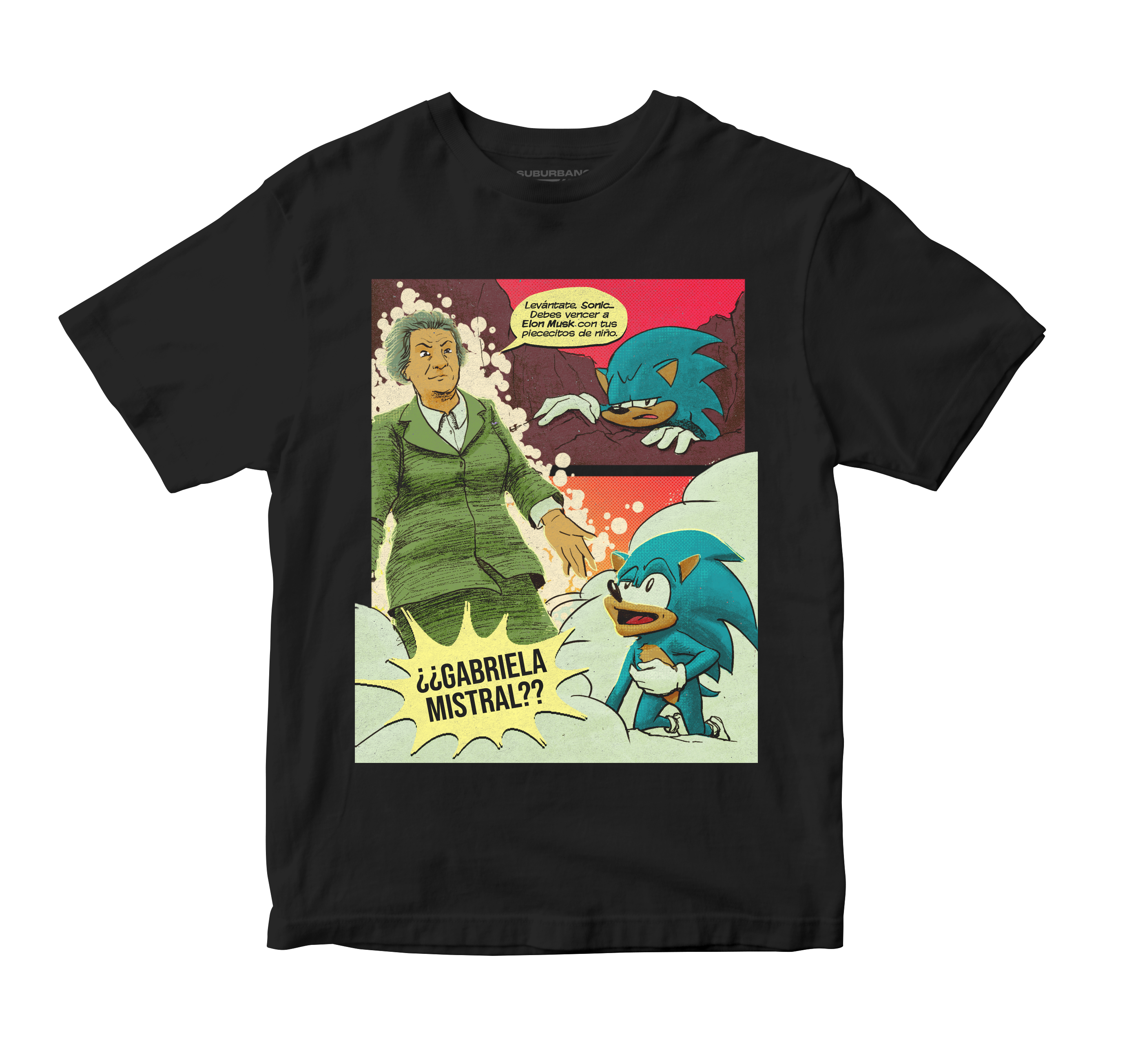 Polera Sonic X Gabriela Mistral