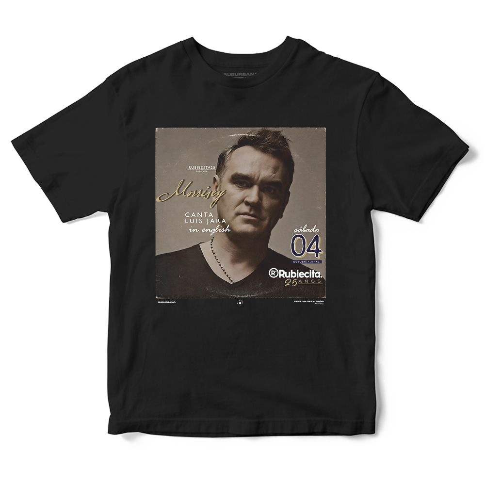 Polera Luis Jara canta Morrisey (Blondie)