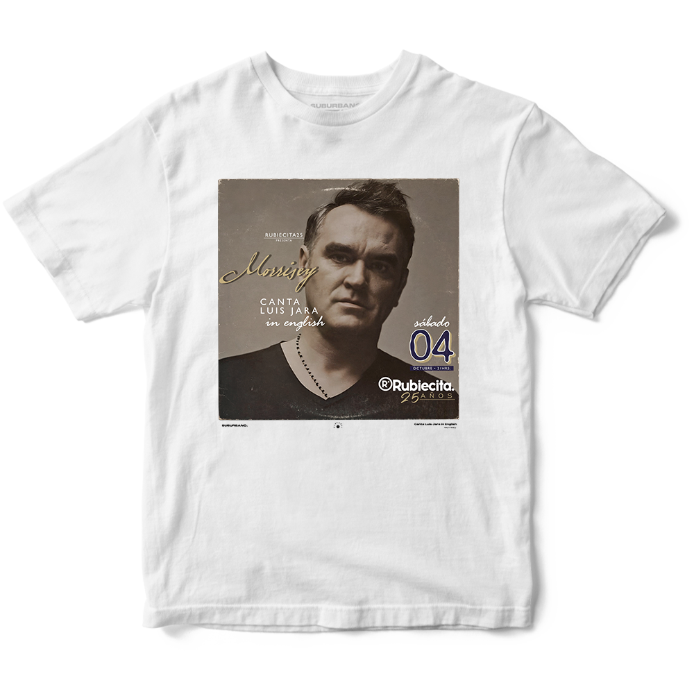 Polera Luis Jara canta Morrisey (Blondie)