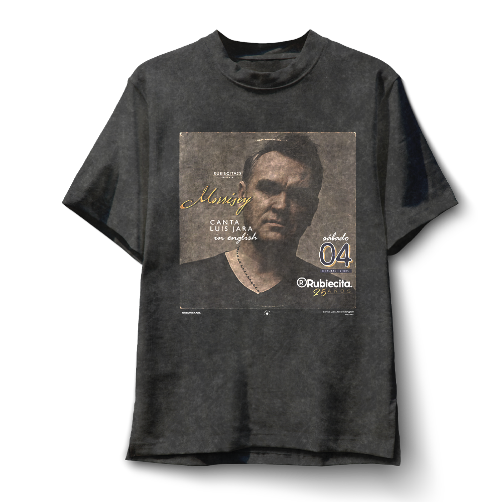 Polera Luis Jara canta Morrisey (Blondie)