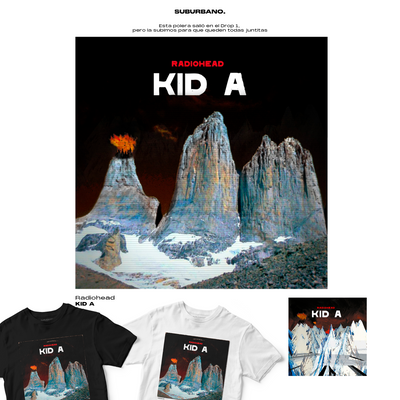 Polera Kid A - Radiohead