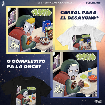 Polera Mm.. Food - MF DOOM (Completos)