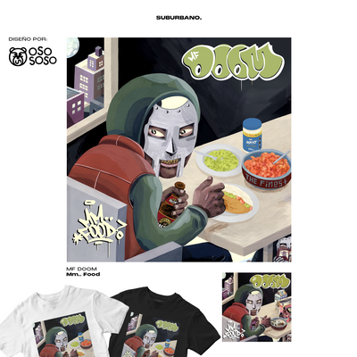 Polera Mm.. Food - MF DOOM (Completos)