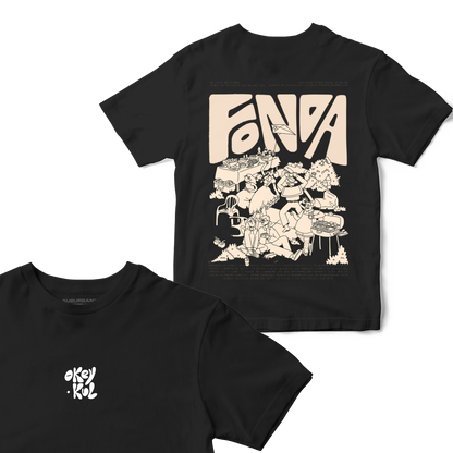 Polera Fonda - Espalda (Crema)