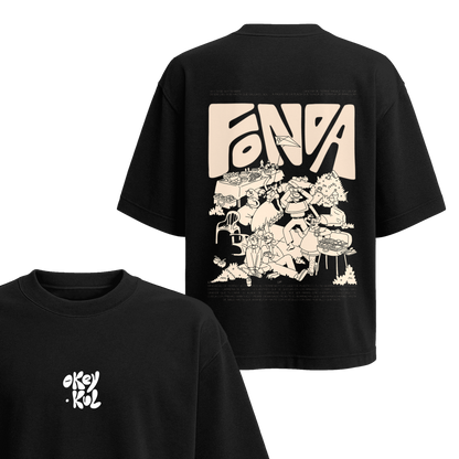 Polera Fonda - Espalda (Crema)