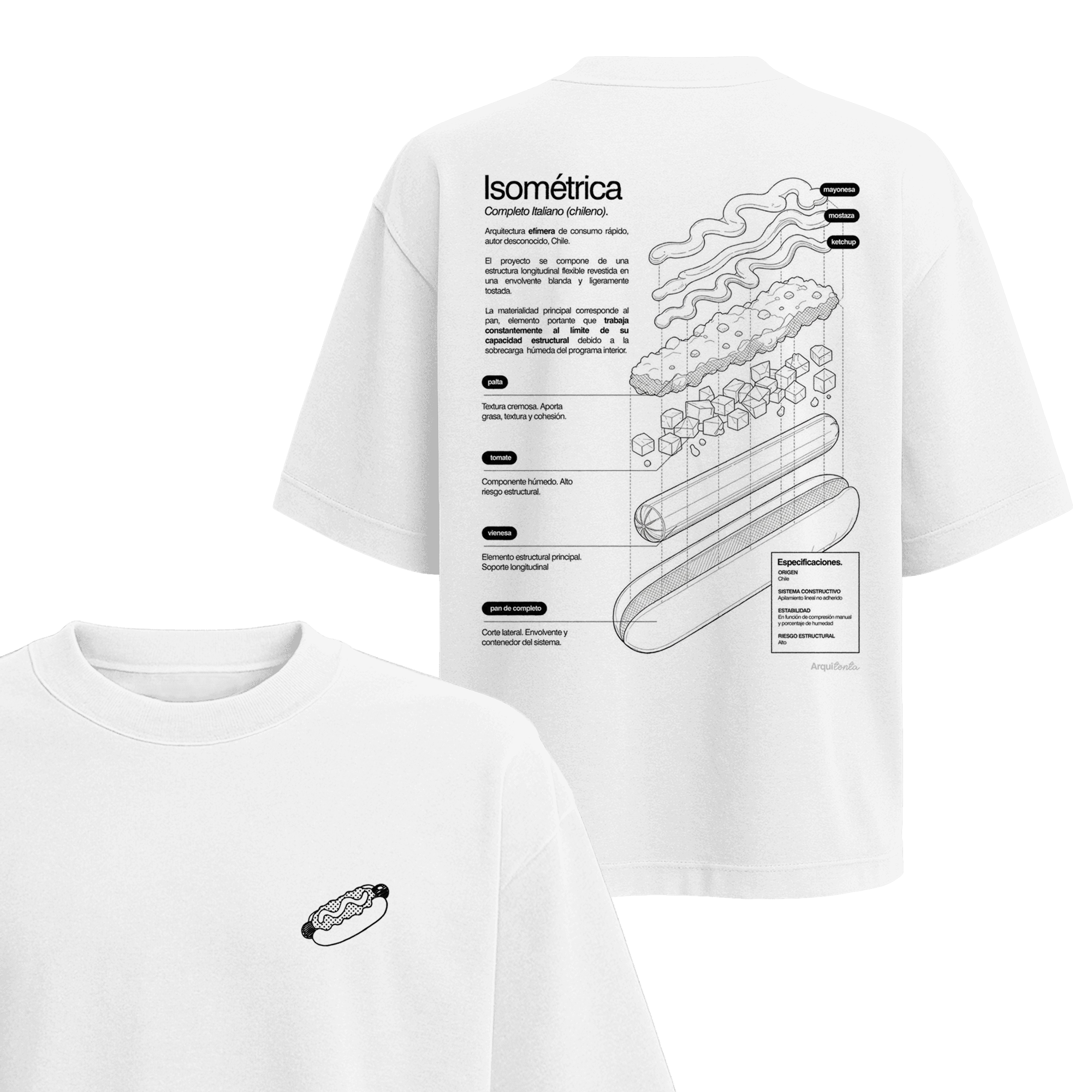 Polera Completo (Isométrica) - Espalda