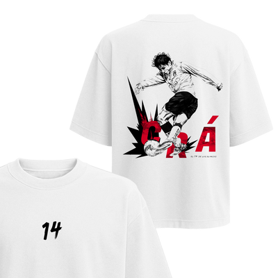 Polera 14 de los blancos / Matías Fernandez- Espalda