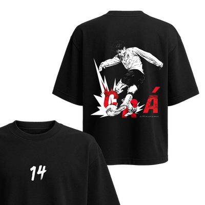 Polera 14 de los blancos / Matías Fernandez- Espalda