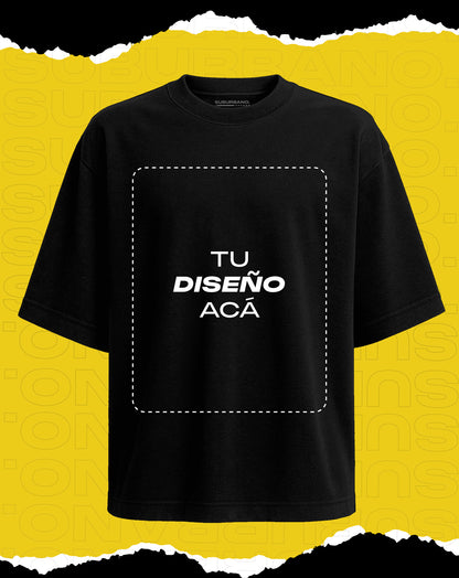 Personaliza tu polera (Oversize)