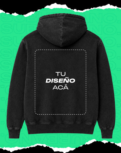 Personaliza tu Polerón Canguro Acid