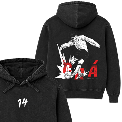 Polera 14 de los blancos / Matías Fernandez- Espalda