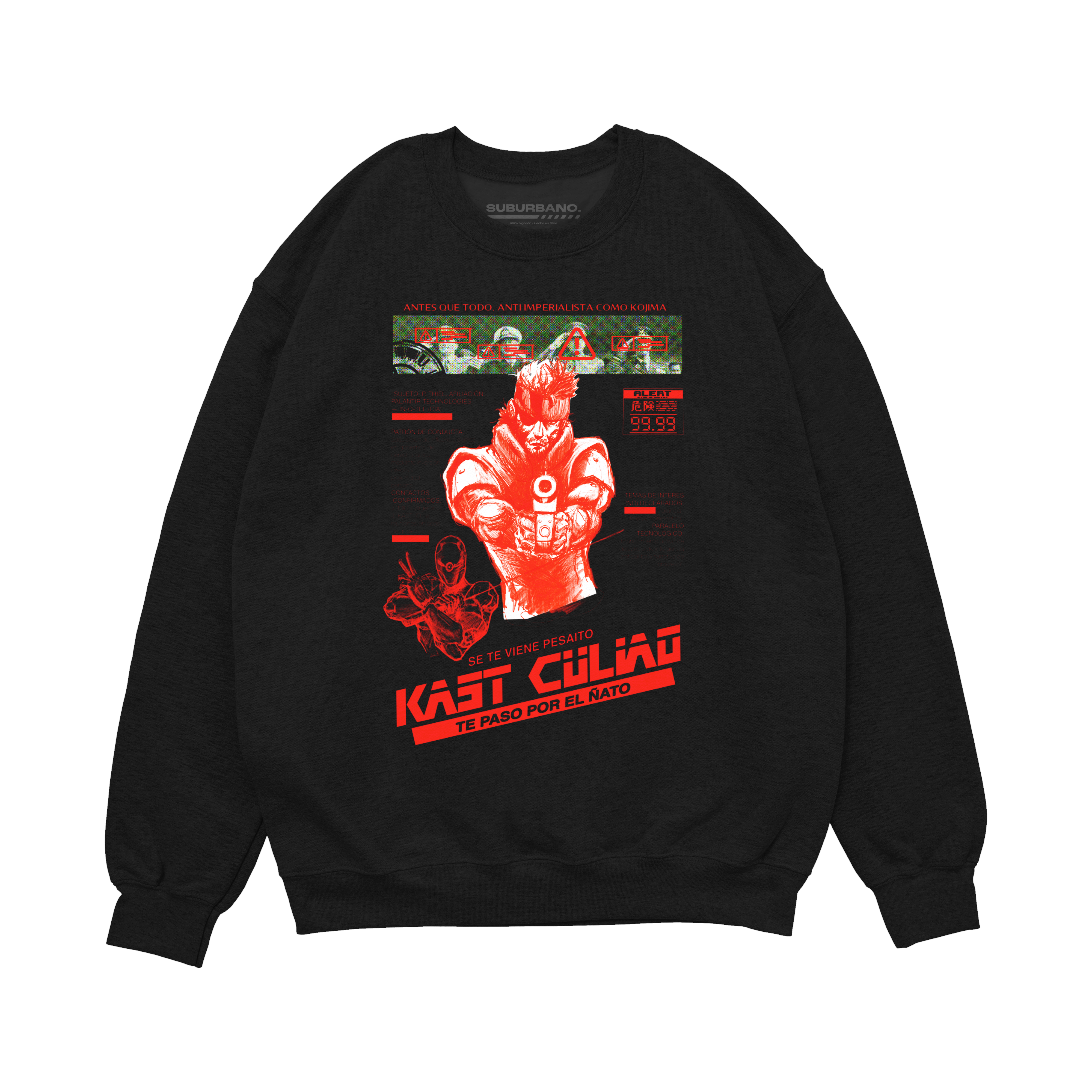 Polera Solid Snake X Kast (Metal Gear)