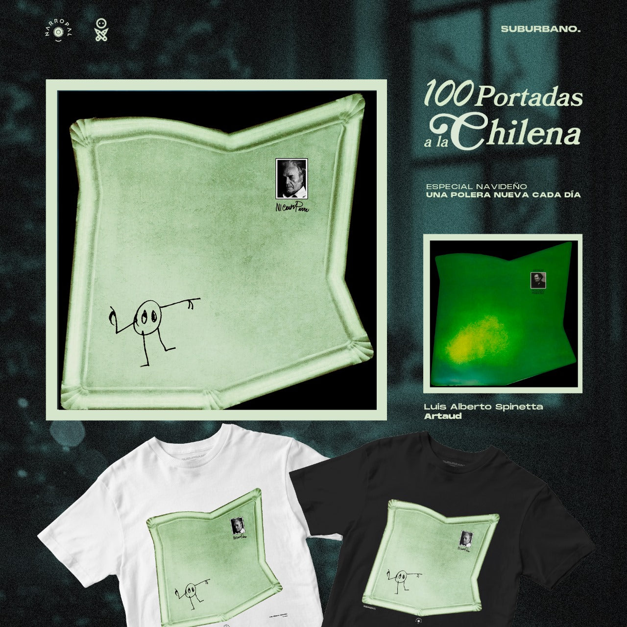 Polera Artaud - Luis Alberto Spinetta