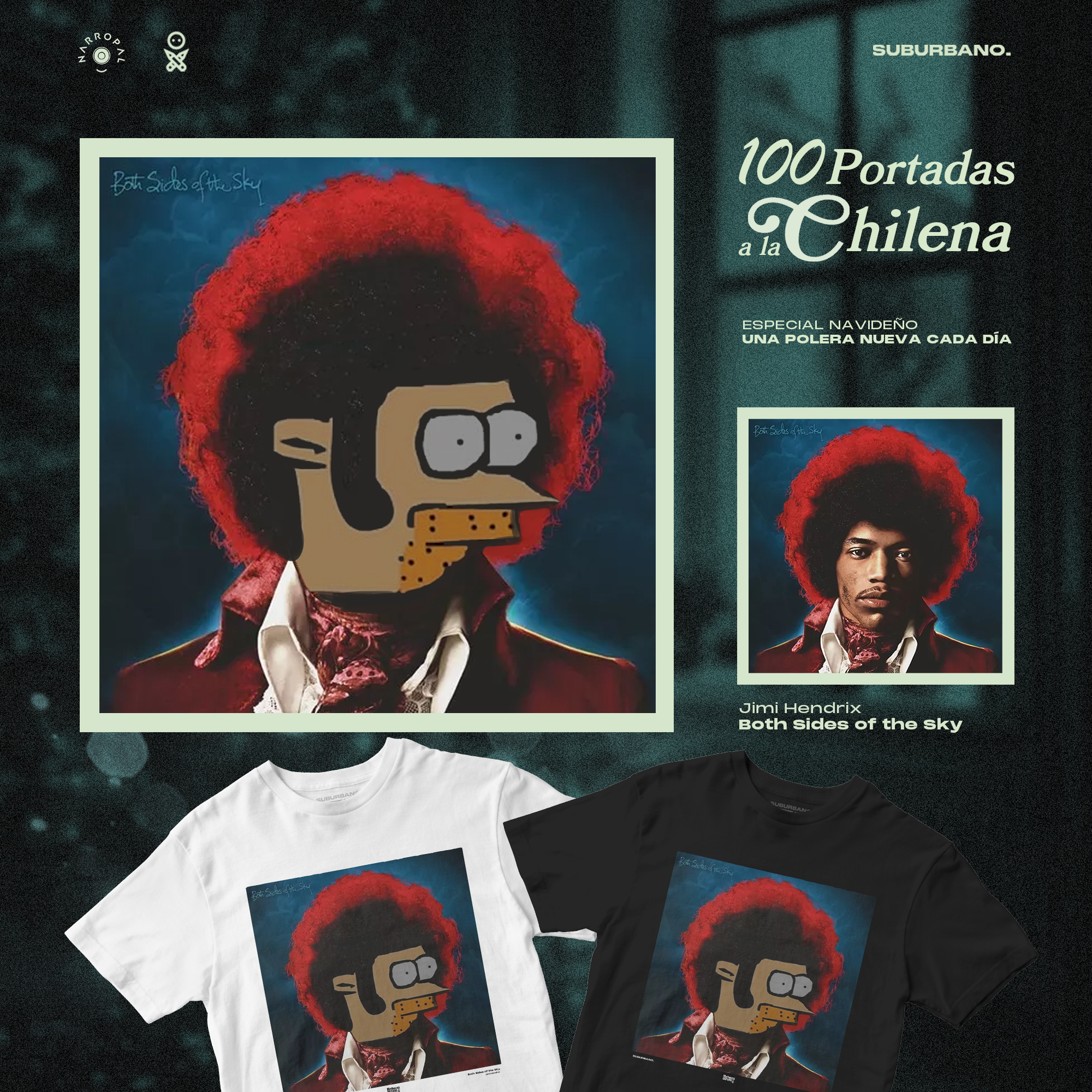 Polera Both Sides of the Sky - Jimi Hendrix