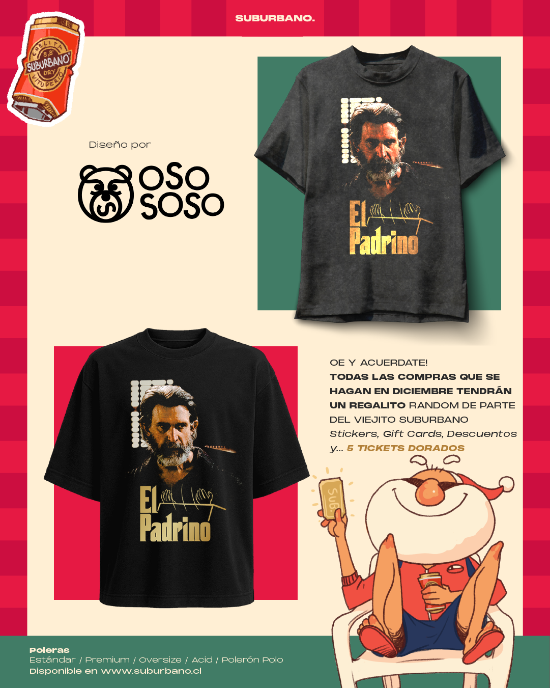 Polera El Padrino - Pancho Melo