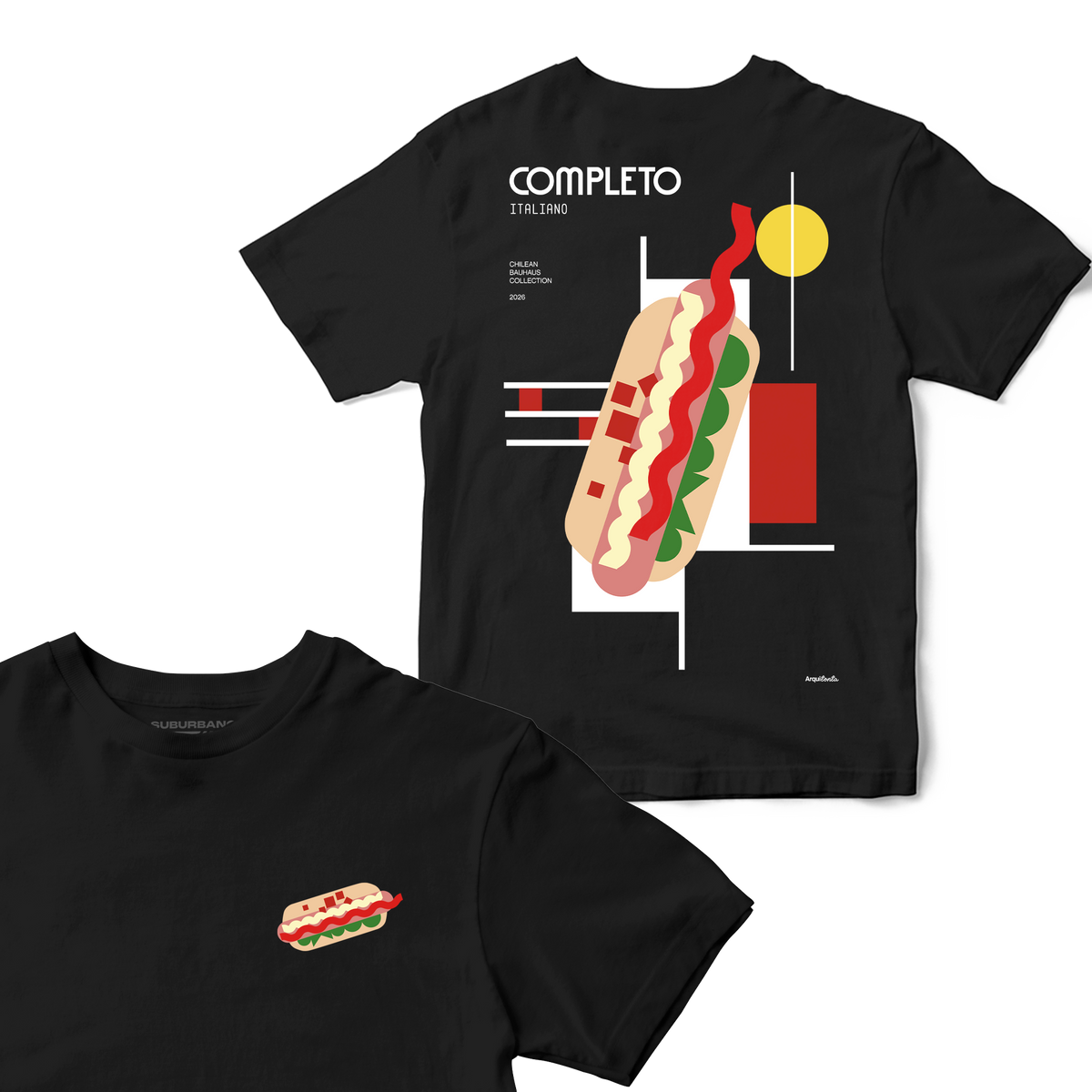 Polera Completo (Bauhaus) - Espalda