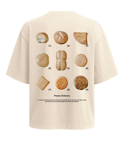 Polera Panes Chilenos - Espalda