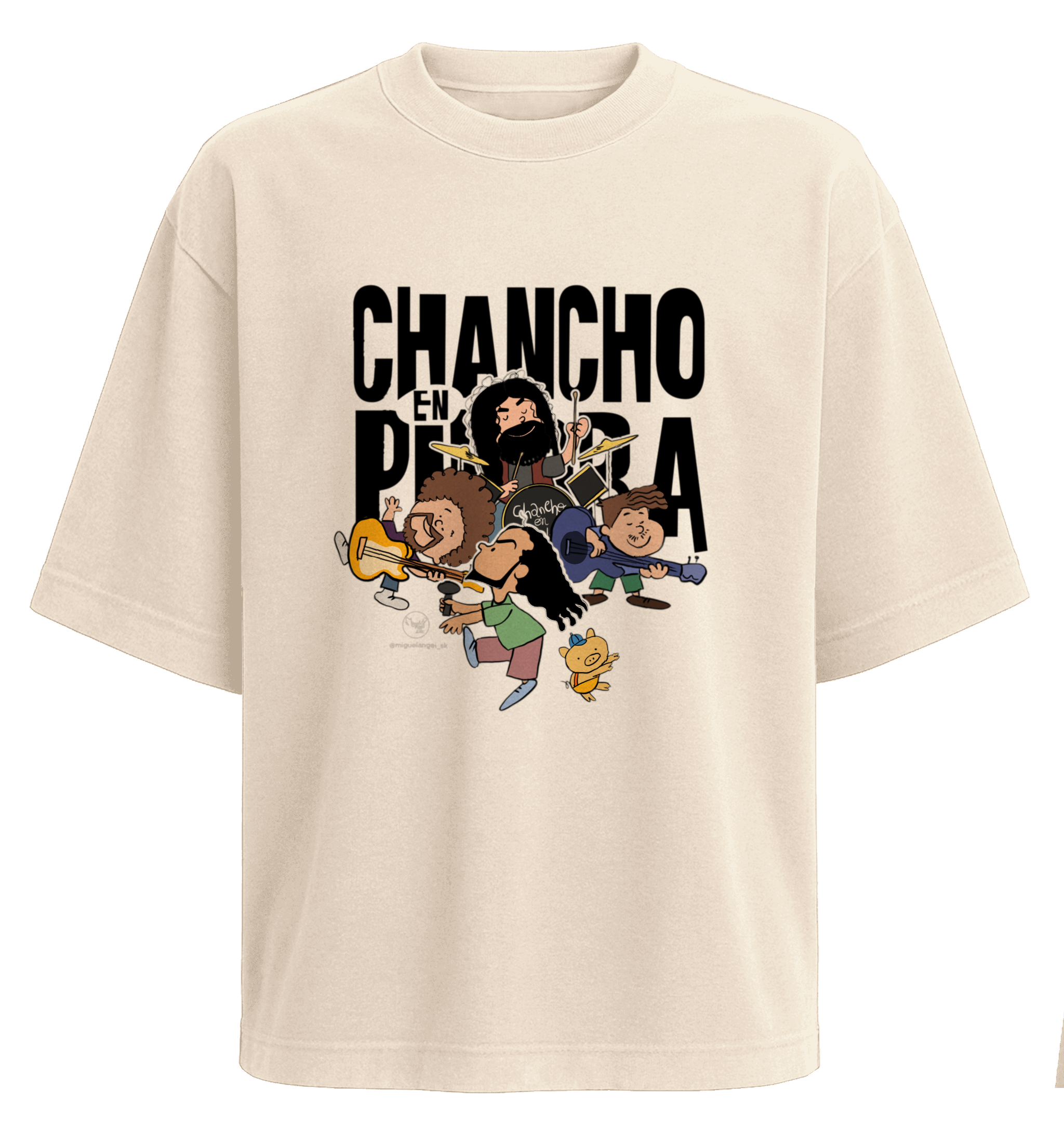 Polera Chancho en Piedra (Versión Snoopy)