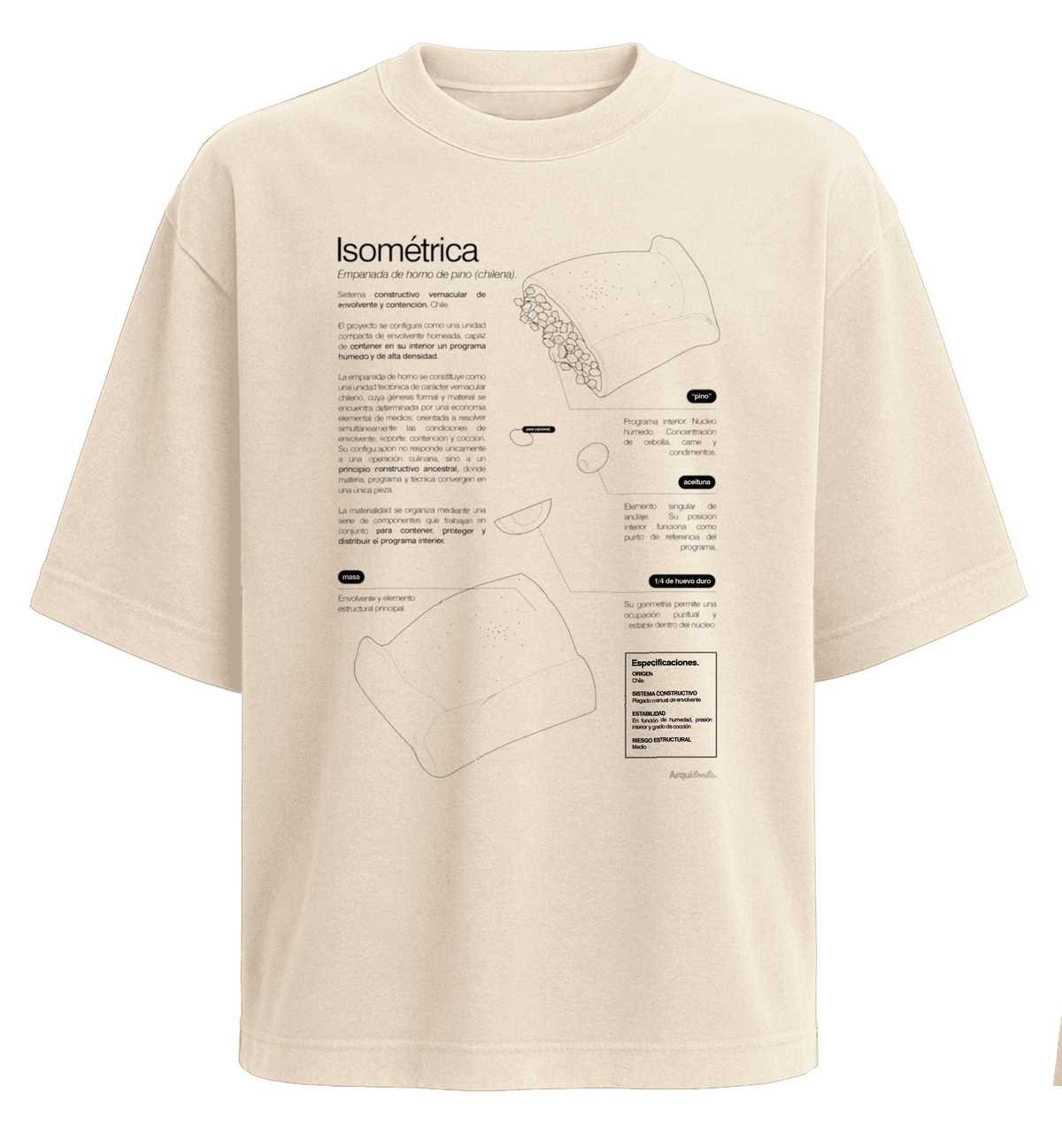 Polera Empanada (Isométrica)
