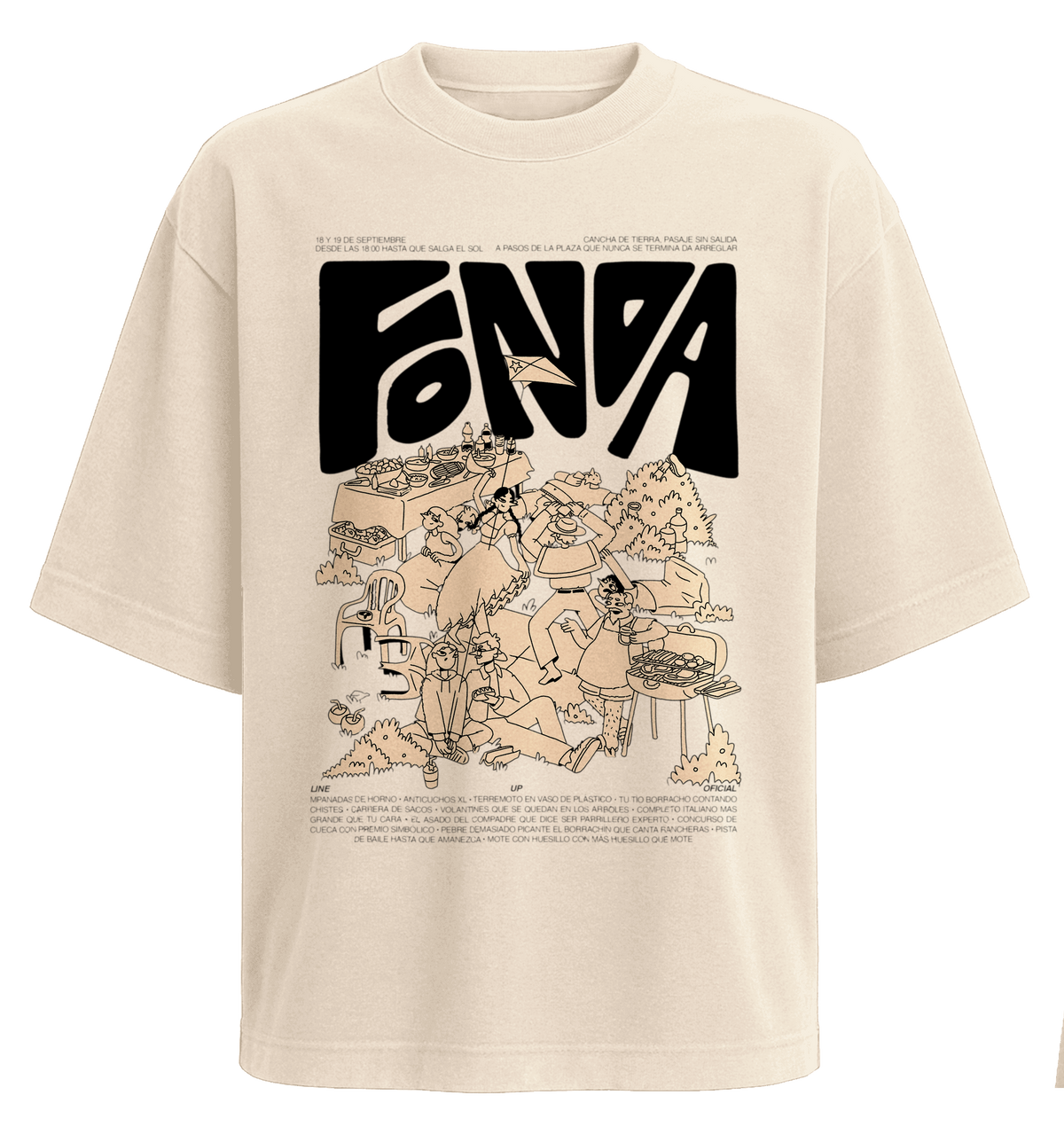 Polera Fonda (Crema)