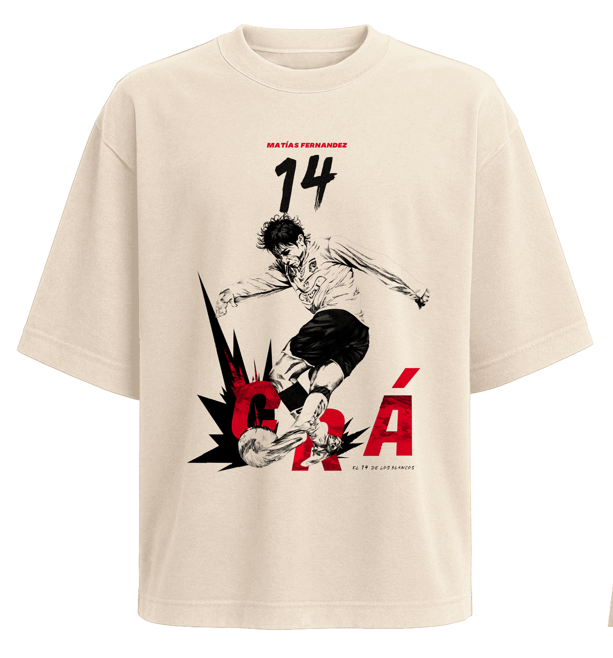 Polera 14 de los blancos / Matías Fernandez