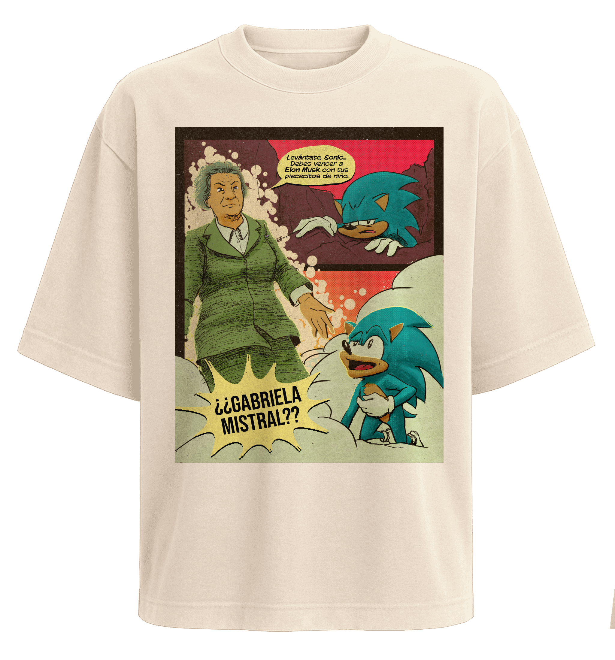 Polera Sonic X Gabriela Mistral