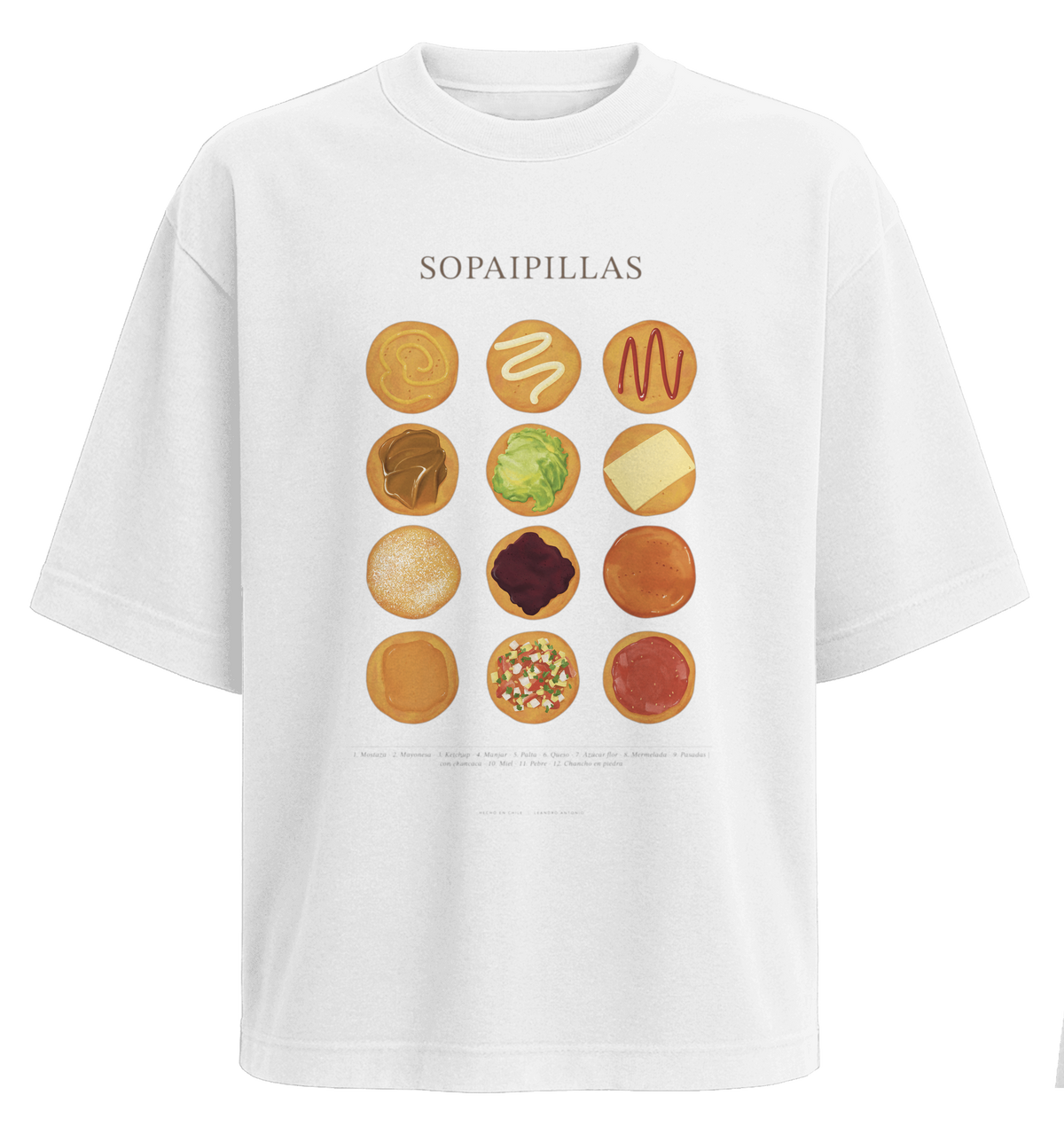 Polera Sopaipillas - Espalda