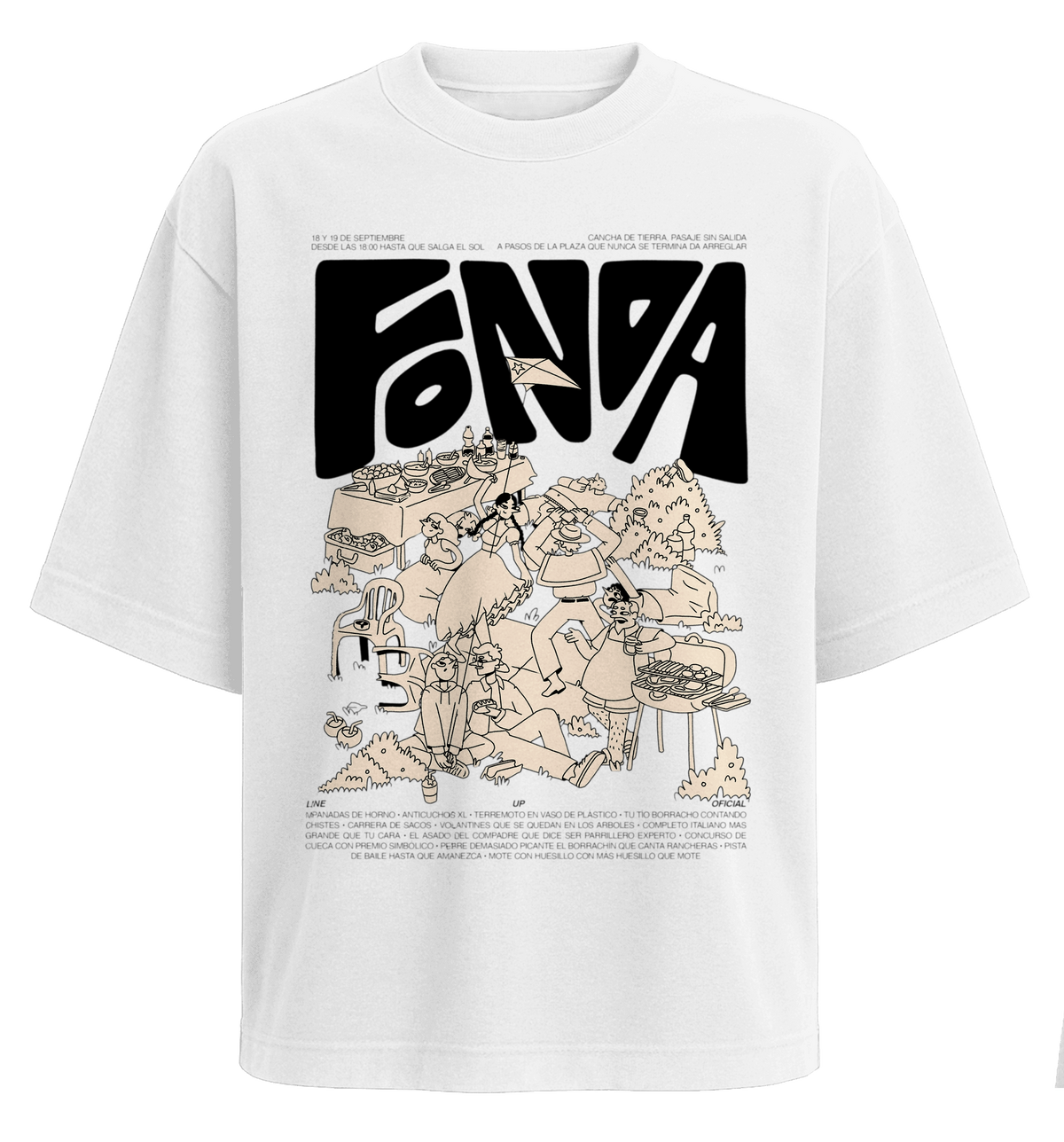 Polera Fonda (Crema)
