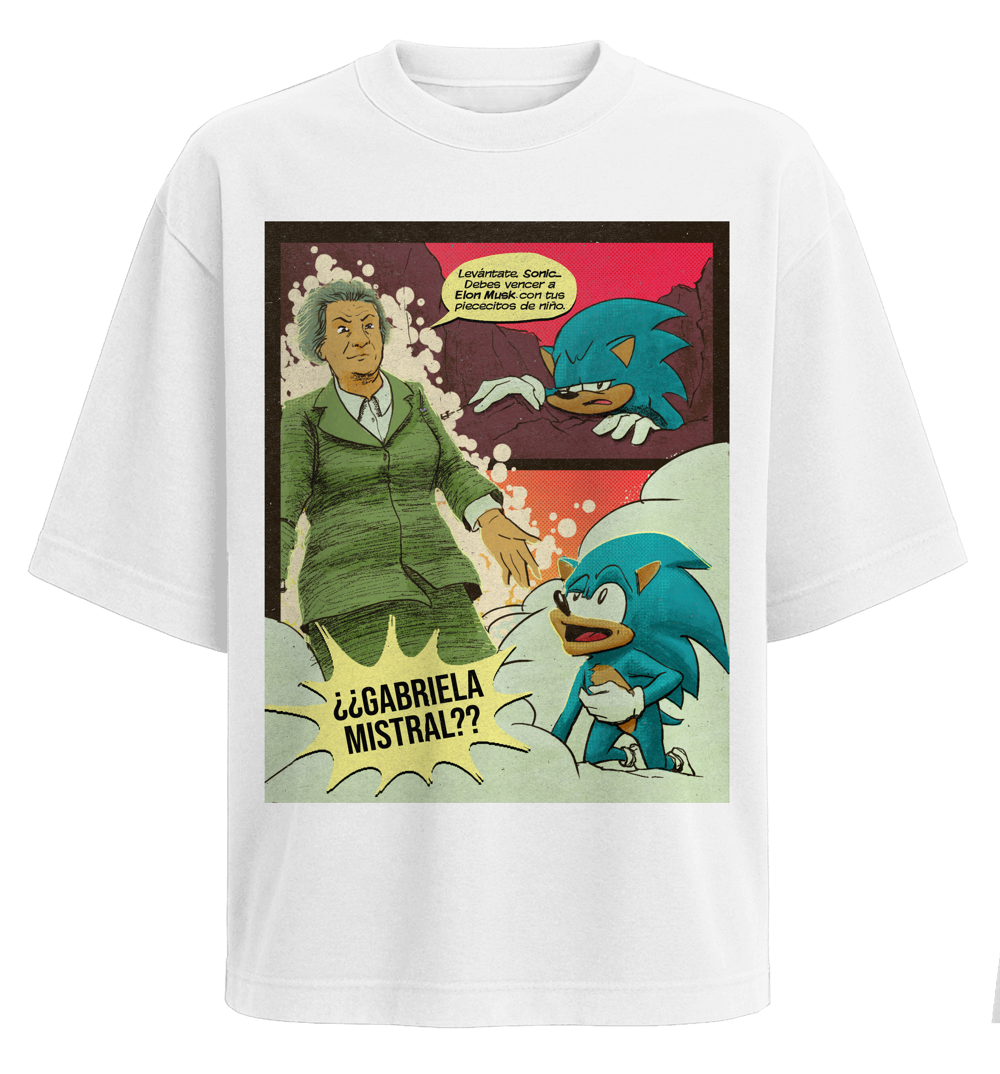 Polera Sonic X Gabriela Mistral