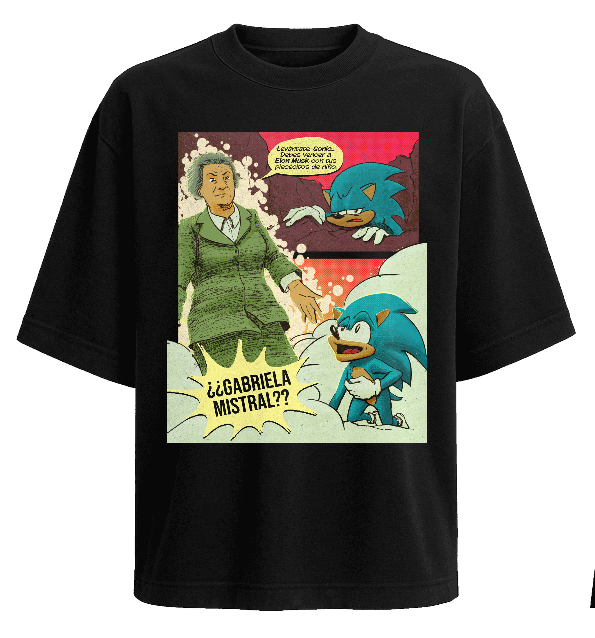 Polera Sonic X Gabriela Mistral