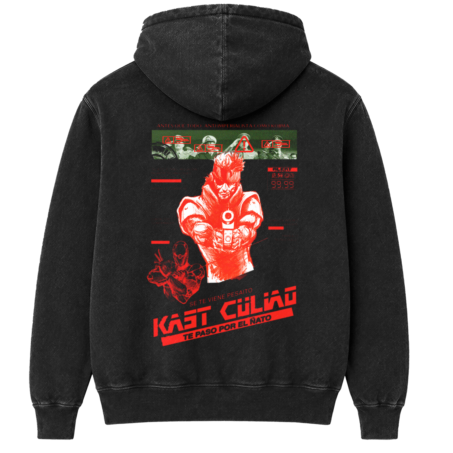 Polera Solid Snake X Kast (Metal Gear)