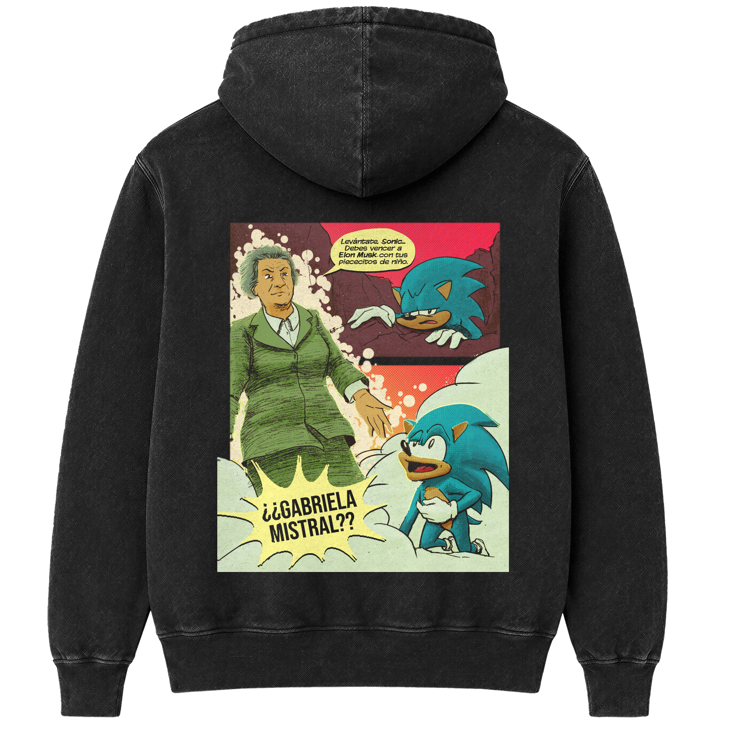 Polera Sonic X Gabriela Mistral