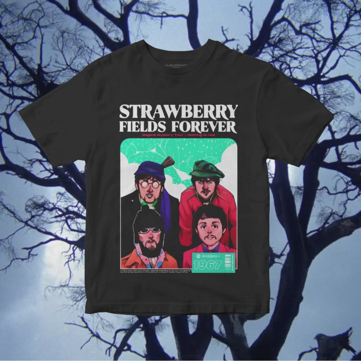 Cargar video: Polera Strawberry Fields Forever - The Beatles