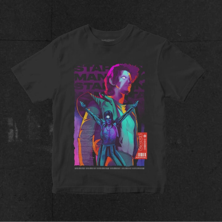 Cargar video: Polera Starman - David Bowie