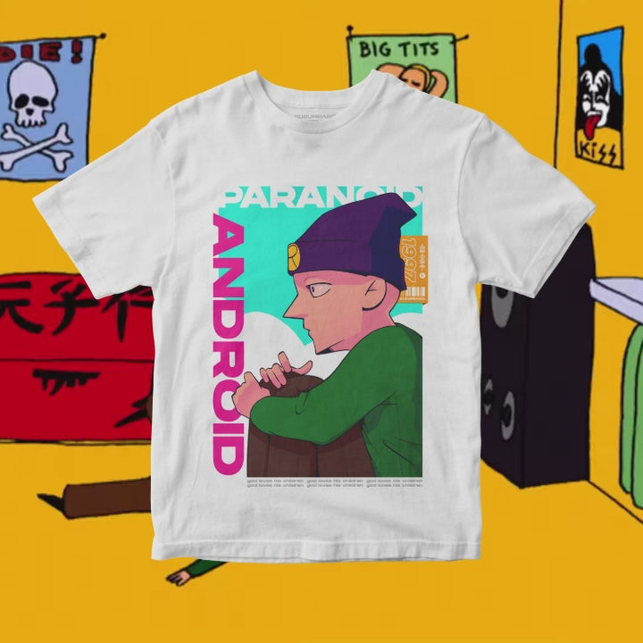 Cargar video: Polera Paranoid Android - Radiohead